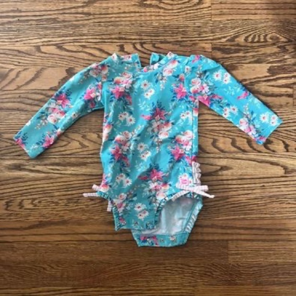 18-24m Girls Ruffle Butts One-piece Swim Suit